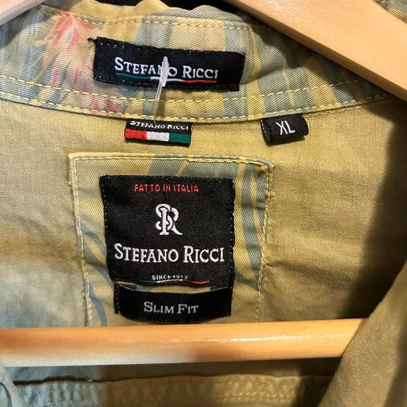 Stefano Ricci Button Down Casual Men’s Shirt - Picture 2 of 5